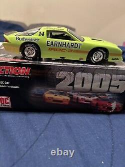 Dale Earnhardt 1988 IROC Lime Camaro Budweiser #14 124 Diecast & Bonus Car