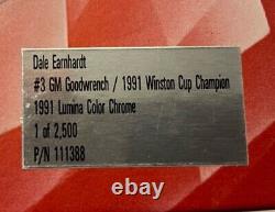 Dale Earnhardt #3 1991 Winston Cup Champion Lumina Color Chrome 1/24 NASCAR