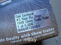Dale Earnhardt #3 Bass Pro Shops GM 1998 Dually with Show Trailer 1 of 5,004