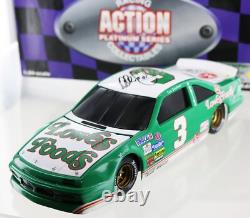 Dale Earnhardt #3 Lowes 1989 Pontiac Action Platinum Diceast Bank. Autographed