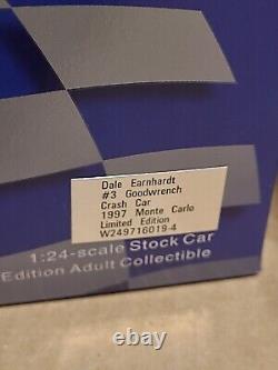 Dale Earnhardt Action 1/24'1997 Crash Car' #3 Goodwrench'97 Monte Carlo