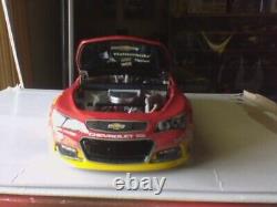 Dale Earnhardt Jr 1/24 2016 #88 AXALTA CHEVY SS Autographed by Jeff Gordon