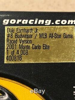 Dale Earnhardt Jr 2001 Daytona Raced Version Elite All-star Game 1/24 Diecast