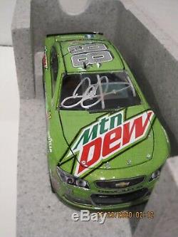 Dale Earnhardt Jr 2017 #88 Mountain Dew Talladega Raced Autograph 1/24