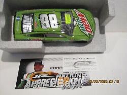 Dale Earnhardt Jr 2017 #88 Mountain Dew Talladega Raced Autograph 1/24