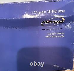 Dale Earnhardt Jr #8 Castaway Nascar Nitro Boat & Trailer 124 2002 Rare Orange