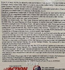Dale Earnhardt Jr #8 Castaway Nascar Nitro Boat & Trailer 124 2002 Rare Orange