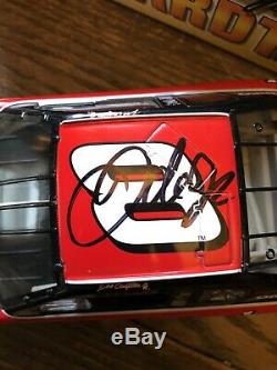 Dale Earnhardt Jr AND Sr SIGNED 1/24 NASCAR #8 Diecast Rookie Car Autographed