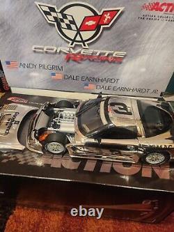 Dale Earnhardt/Jr/Andy Pilgram Corvette 1/18 Nascar Diecast Chrome 24-hour