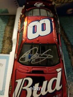 Dale Earnhardt Jr. Qvc #8 Budweiser Color Chrome Autographed With Coa