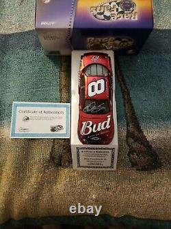 Dale Earnhardt Jr. Qvc #8 Budweiser Color Chrome Autographed With Coa