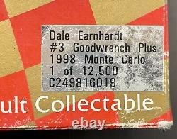 Dale Earnhardt LE 1998 Action Racing 124 StockCar Bank Signed By Dale/Childress
