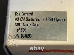 Dale Earnhardt SR. #3 GM Goodwrench 1996 Olympics 1996 Monte Carlo /504 Action