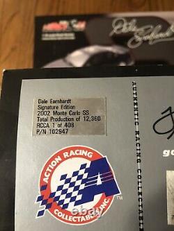 Dale Earnhardt Signature Edition 2002 Monte Carlo SS 118 New In Box Rare