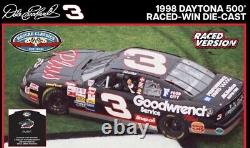 Dale Earnhardt Sr 1998 Daytona 500 Win Raced Version Goodwrench Service 1/24