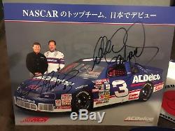 Dale Earnhardt Sr. #3 signed 1996 Monte Carlo raced in Japan WithHero Card