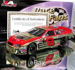 Dale Earnhardt Sr & Jr Combo Daytona 500 Winners Gold Cars 1998 & 2004