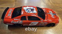 Dale Earnhardt Sr. Signed Diecast Action Elite Bank Coca Cola 98 Chevy Limited