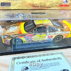 Dale Jarrett #88 2001 Ford Taurus UPS Action 24kt Gold 124 Diecast NASCAR withCOA