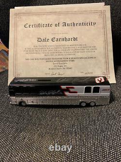 Dale earnhardt sr. #3 goodwrench 1997 prevost bus autographed