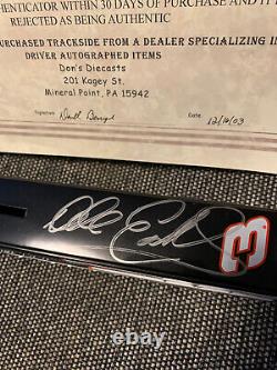 Dale earnhardt sr. #3 goodwrench 1997 prevost bus autographed