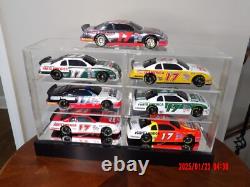 Darrell Waltrip 124 Diecast 25th Anniversary Bank 7 Pc. Set, with Display Case