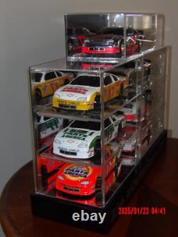 Darrell Waltrip 124 Diecast 25th Anniversary Bank 7 Pc. Set, with Display Case