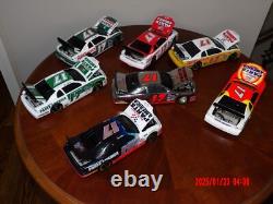 Darrell Waltrip 124 Diecast 25th Anniversary Bank 7 Pc. Set, with Display Case