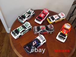 Darrell Waltrip 124 Diecast 25th Anniversary Bank 7 Pc. Set, with Display Case