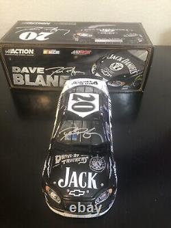 Dave Blaney autographed diecast Jack Daniels #07 Nascar racing 2005 Monte Carlo