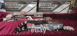 Earnhardt Father & Son Dale Sr & Dale Jr Haulers And Cars Combo 1/64 Action