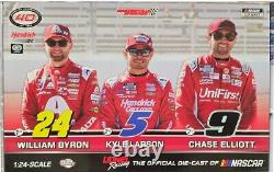 Hendrick Motorsports 1-2-3 Finish Martinsville 3-car Set 1/24 Action