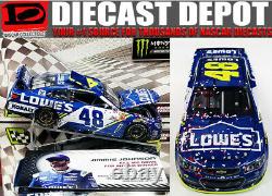 JIMMIE JOHNSON 2017 DOVER WIN RACED VERSION LOWE'S 1/24 ACTION new