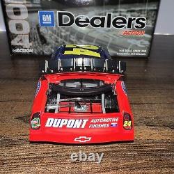 Jeff Gordon 2004 #24 Dupont Retro Rainbow Monte Carlo Action NASCAR 1/24 SIGNED