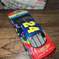 Jeff Gordon 2004 #24 Dupont Retro Rainbow Monte Carlo Action NASCAR 1/24 SIGNED