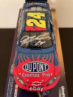 Jeff Gordon 2007 Cromax Pro DuPont Exclusive Promo Autograph COA 124 Diecast