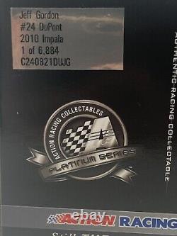 Jeff Gordon #24 DuPont 2010 Impala Black Red 1/24 NASCAR Diecast /6884 Action NB