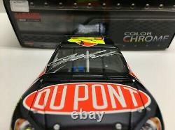 Jeff Gordon Autographed Nascar Diecast 2012 #24 Dupont 1/24 Color Chrome Rare