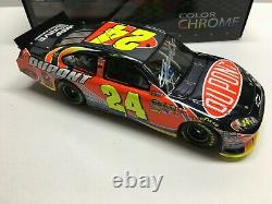 Jeff Gordon Autographed Nascar Diecast 2012 #24 Dupont 1/24 Color Chrome Rare