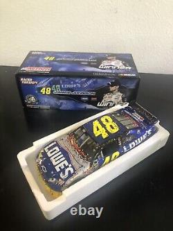 Jimmie Johnson 124 scale diecast Lowes Dover Fall Win 1 of 500 UNSIGNED #48