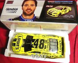 Jimmie Johnson, 1/24 Action, 2013 Ss, #48, Lowe's Daytona Yellow 1 Of 988 Made