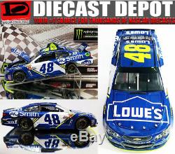 Jimmie Johnson 2017 Bristol Win Raced Version Lowe's 1/24 Scale Action Diecast