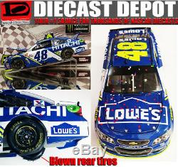 Jimmie Johnson 2017 Texas Win Raced Version Lowe's 1/24 Scale Action Diecast
