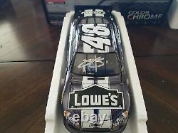 Jimmie Johnson Autographed Color chrome Autographed #48 Kobalt 2012 Impala 1 Of