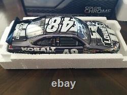 Jimmie Johnson Autographed Color chrome Autographed #48 Kobalt 2012 Impala 1 Of