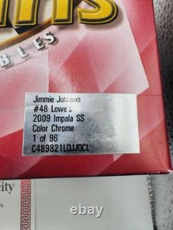 Jimmie Johnson Lowes 124 2009 COLOR CHROME 1 Of Only 96 Rare NASCAR Diecast
