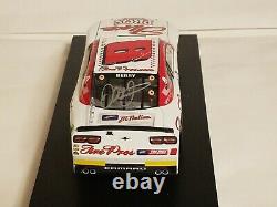 Josh Berry & Dale Jr Dual Autographed 2021 Tire Pros Throwback 1/24 Din # 6