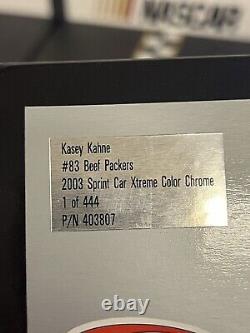 Kasey Kahne 2003 Beef Packers Sprint Car 1/24 Diecast Xtreme Action #83
