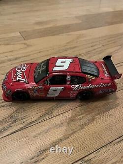 Kasey Kahne Autographed #9 Budweiser Pocono Raced Win Version 2008 1/24 Diecast