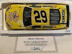 Kevin Harvick 2010 #29 Pennzoil Ultra Autographed 1/24